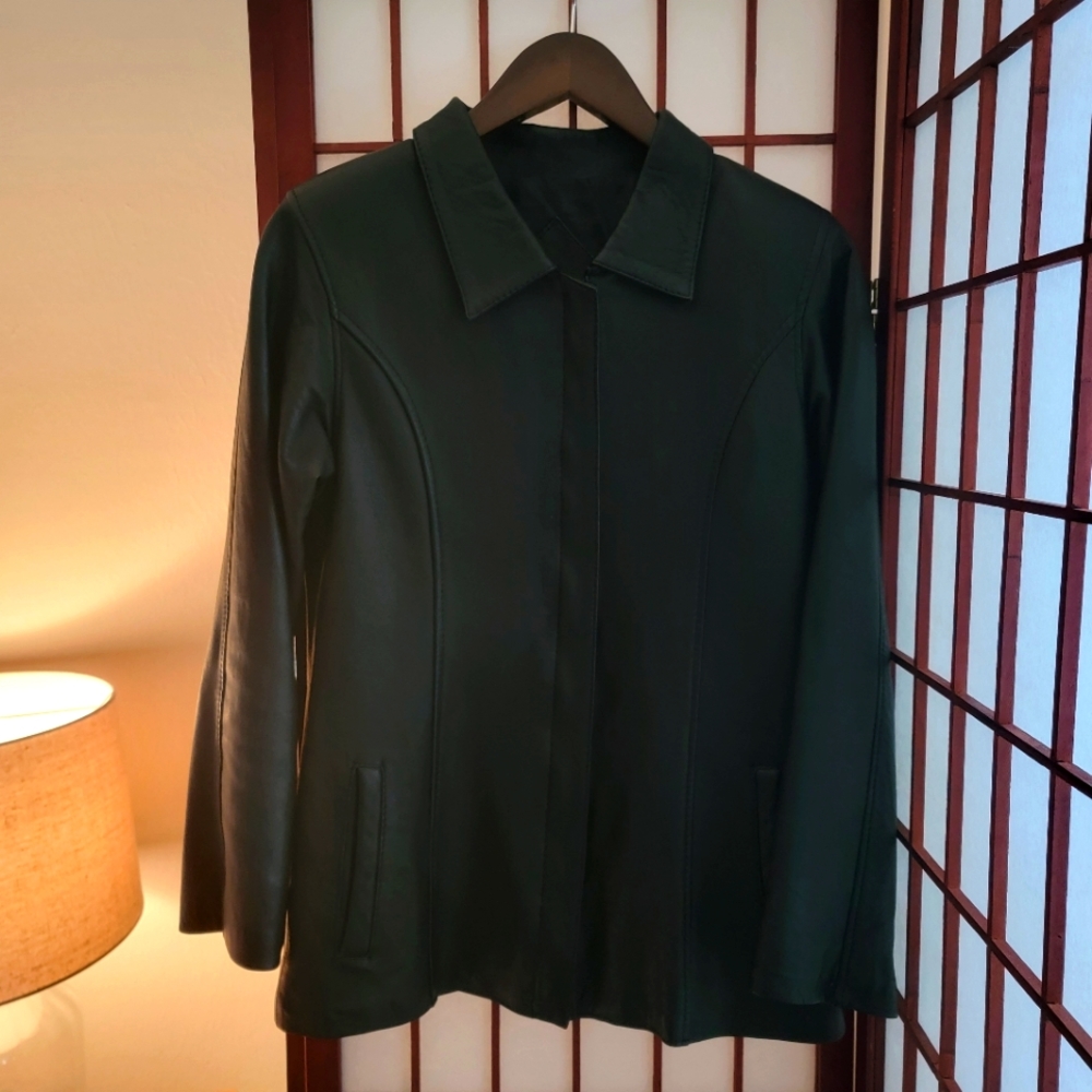 Womens HANDMADE Ecuadorian Leather Jacket